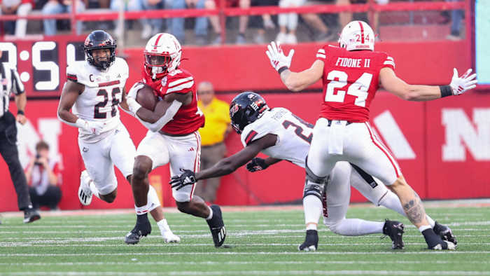Gabe Ervin 2 2023 Nebraska football vs Northern Illinois